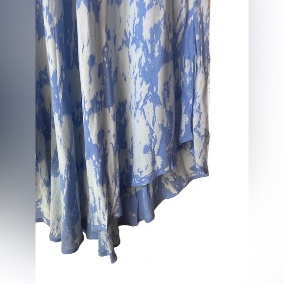 Blue Print Sundress/Beach Cover Up - Picture 3 of 4